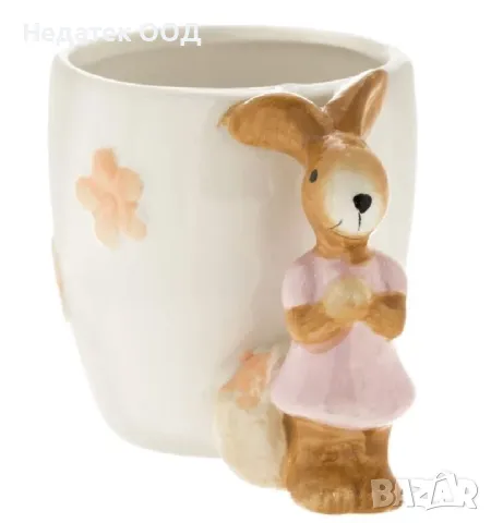 Великденска чаша зайче,  400мл, снимка 2 - Чаши - 48876484
