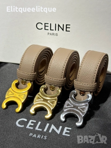 колани от естествена кожа в кутия celine, снимка 2 - Колани - 52185443