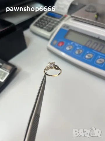 Златен пръстен 14 карата, снимка 7 - Пръстени - 50343352