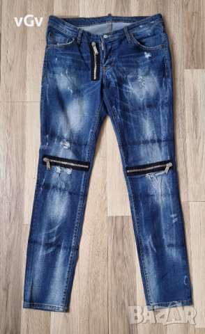 Мъжки дънки Dsquared2 Slim Zip - 32