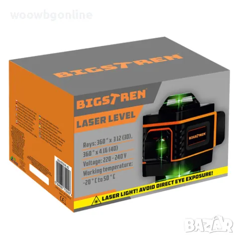 4D 16-редов 360-градусов лазерен нивелир, снимка 3 - Измервателни инструменти - 49269949