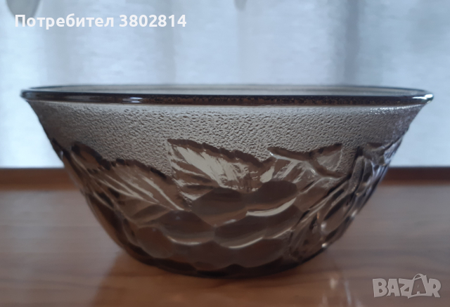 Италианска стъклена купа, снимка 7 - Декорация за дома - 44597106