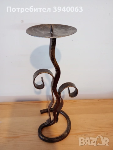 Стар свещник , снимка 6 - Антикварни и старинни предмети - 53207712