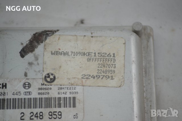 Компютър двигател BOSCH за BMW E46 320 2.0 D 1998 г., № 0 281 001 445, № 2 248 959, снимка 5 - Части - 39688626