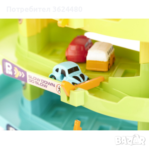 Многоетажен паркинг с пет нива и 6 колички 4152, снимка 8 - Коли, камиони, мотори, писти - 42628988