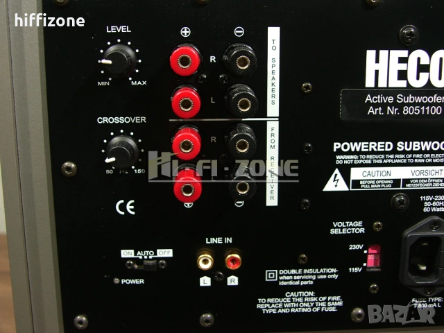  Субуфер Heco sub , снимка 11 - Тонколони - 53414774