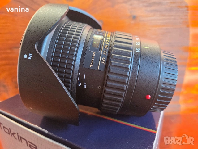 Обектив Токина 11-16mm f/2.8II за Canon, снимка 2 - Фотоапарати - 53848764