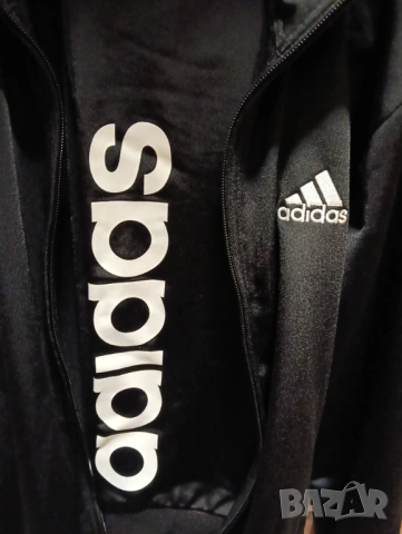 Оригинален мъжки екип анцунг Adidas - размер S, Черен, снимка 5 - Спортни дрехи, екипи - 53474965