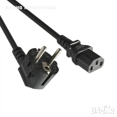 Кабел захранващ за компютър/монитор IEC C13 to Euro plug, снимка 1 - Кабели и адаптери - 41121961