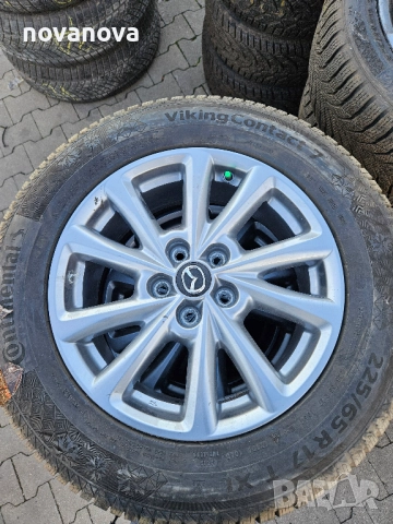 Гуми Continental Viking Contact 7 и джанти 17 5х114.3 Mazda
