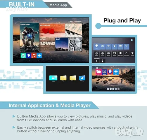 4K 3x3 HDMI Video Wall Controller USB SD Card HDMI 1.4 Compliant 1 HDMI/DVI вход 9 HDMI изход TV, снимка 4 - Друга електроника - 49581389