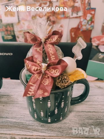 КОЛЕДНИ ЧАШИ , снимка 5 - Коледни подаръци - 52549420