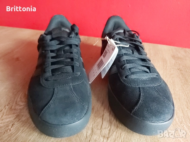 Чисто нови Adidas VL Court 3 Велур, снимка 4 - Маратонки - 53578361