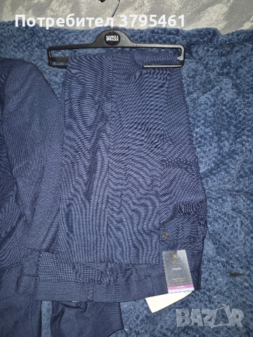 Нов мъжки костюм Marks and Spencers , снимка 5 - Костюми - 52218634
