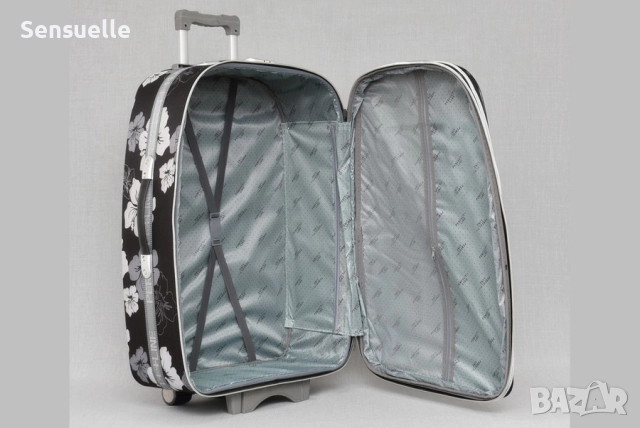 Комплект 3 куфара - Текстил, снимка 5 - Куфари - 52591766