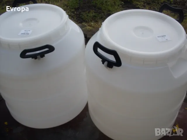Пластмасови бидони за хранителни продукти- 80л., снимка 6 - Бидони, бурета и бъчви - 49778706