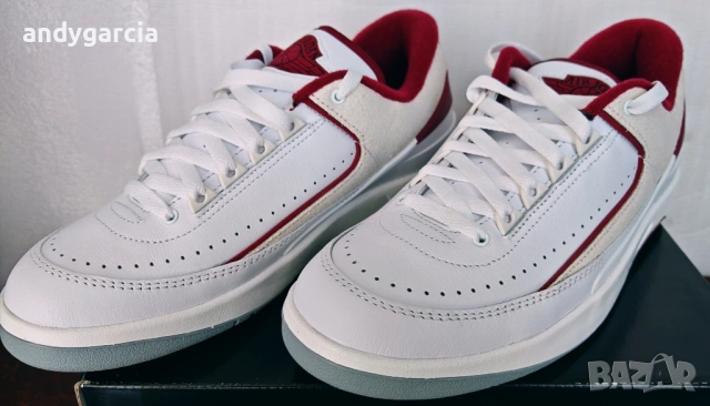  Nike Air Jordan 2 Retro Low 42.0 ти номер или 26.5 см стелка, чисто нови с кутия 100% оригинални, снимка 5 - Маратонки - 53768767