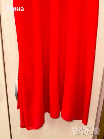 Червена рокля, снимка 5 - Рокли - 41323729