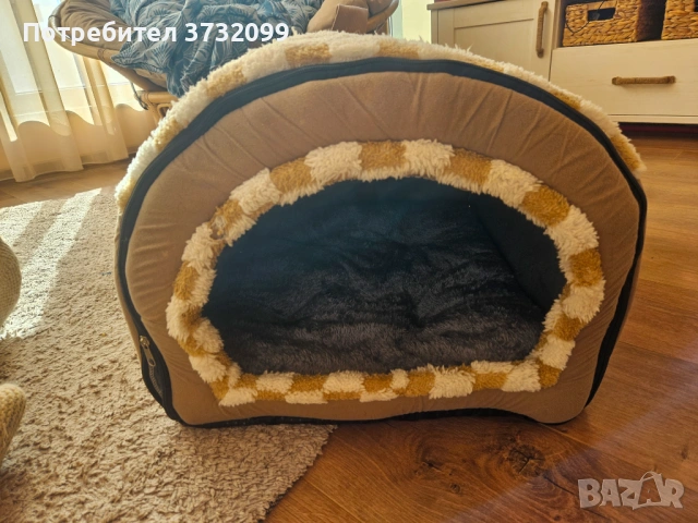 Легло с покривче, за куче или коте!-XL, снимка 2 - За кучета - 53537991