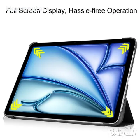 iPad Air 13 (2025) / (2024) Anti-Drop Leather Stand Tablet Cover Кожен Калъф и Протектор, снимка 6 - Калъфи, кейсове - 50030678