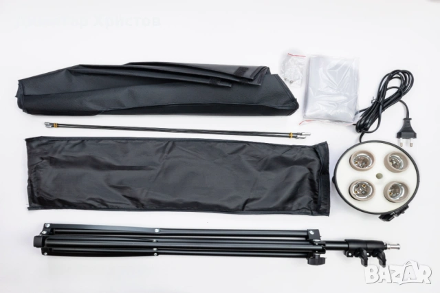 Софтбокс фотографско осветление. Softbox - Photography - Four lamps, снимка 2 - Светкавици, студийно осветление - 53165796