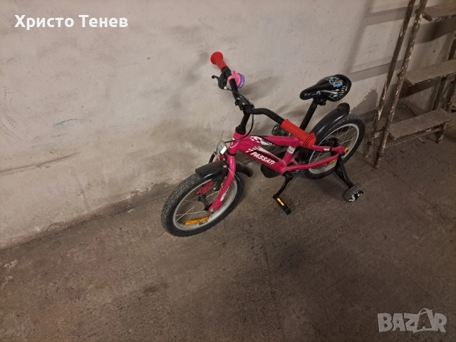 Детско колело с помощни, снимка 5 - Велосипеди - 51712646