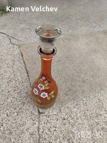 гарафи Бохемия ръчно рисувани..., снимка 5 - Антикварни и старинни предмети - 52572729