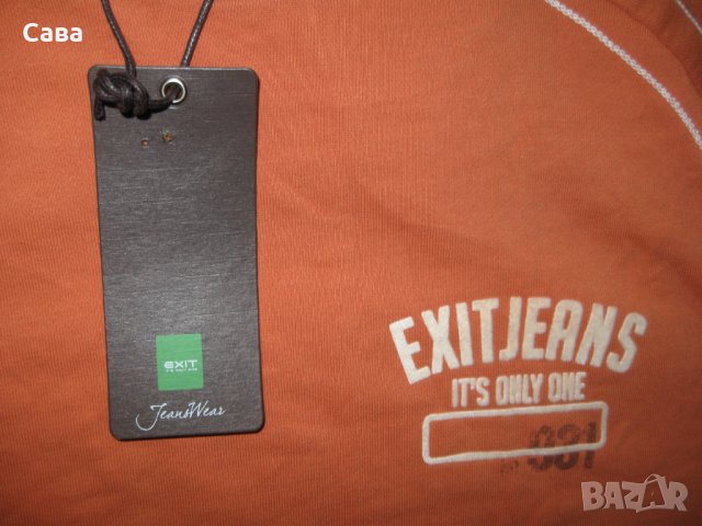 Ватирана блуза EXIT JEANS   мъжка,Л-ХЛ, снимка 4 - Блузи - 34309888