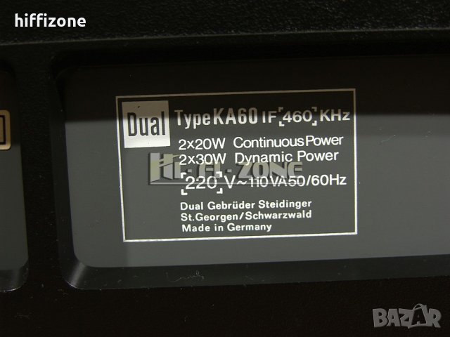 ГРАМОФОН  Dual ka-60 /1 , снимка 16 - Грамофони - 42428998