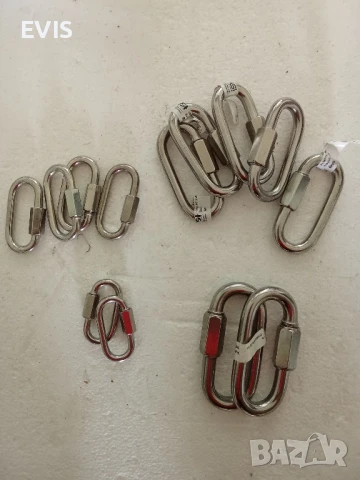 Карабинери с гайка от неръждаема стомана - различни размери 
, снимка 4 - Железария - 51029497