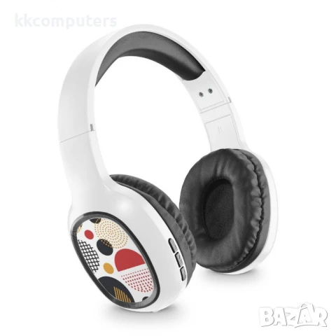 Music Sound Basic Shiny Circles Bluetooth слушалки
