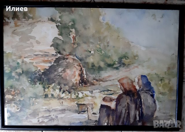 Стари около 1940 г.картини,картина Авторски, снимка 6 - Картини - 39541491