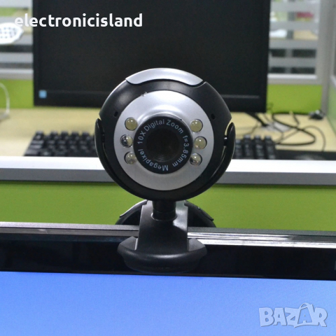 mini Web cam USB 2.0 уеб камера камера Digital HD 30 мега пиксела 6 LED с микрофон за компютър, снимка 9 - Камери - 36349307