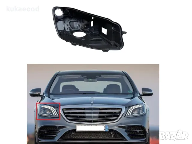 Корпус за фар на Mercedes S-Class W222 Facelift , снимка 3 - Части - 47496684