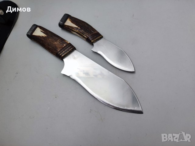 Комплект ножове ръчна изработка Рог, снимка 5 - Ножове - 40887287