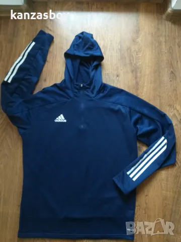 adidas Condivo 20 Track Hood - страхотно мъжко горнище Л, снимка 6 - Спортни дрехи, екипи - 48708789