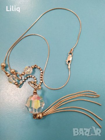 Сребърно колие, снимка 3 - Колиета, медальони, синджири - 39051032