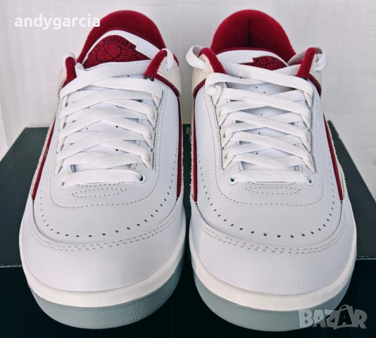  Nike Air Jordan 2 Retro Low 42.0 ти номер или 26.5 см стелка, чисто нови с кутия 100% оригинални, снимка 6 - Маратонки - 53768767