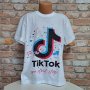 Нова детска тениска с дигитален печат TIK TOK, снимка 1