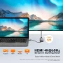 НОВ ЗАПЕЧАТАН НЕОТВАРЯН NOVOO 6 в 1 USB C хъб с USB C 3.2 10Gbps, 4K HDMI, 2 USB-A, 3.5 мм аудио..., снимка 5
