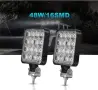 Комплект фарове LED 48 Вата - за трактори и машини, снимка 3