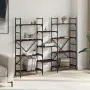 vidaXL Етажерка за книги кафяв дъб 160x28,5x136,5 см инженерно дърво, снимка 3