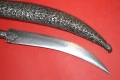 Автентичен Средиземноморски Гръцки сребърен нож кама ятаган, снимка 4