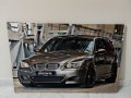 Светеща картина с LED осветление - BMW M5 E60 touring g-power , снимка 1 - Картини - 38650676