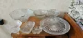 кристални стъклени купи,чинии, подноси фруктиери, бонбониери, снимка 1