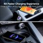 QOOVI 80W метално зарядно за автомобил 2хUSB+Type C / Fast Charging, снимка 4
