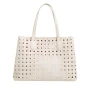 Модерна дамска чанта с перфорация, снимка 7