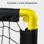 Комплект 2 сгъваеми футболни врати за деца с топка и помпа – за двор и градина, снимка 2