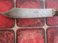 Уникален сребърен нож за торта 19 век с гравюри, снимка 6