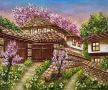 "Пролет в Лещен", авторска маслена картина, снимка 1 - Картини - 44487577